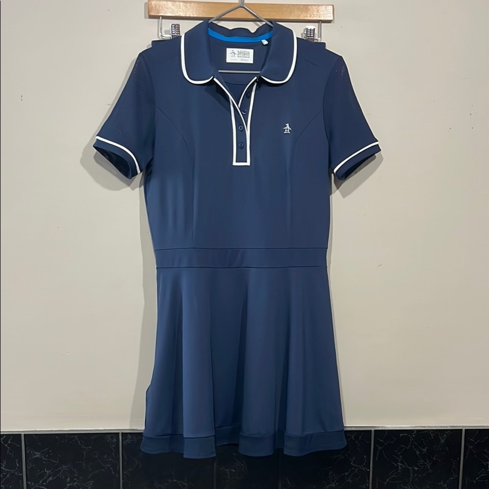 Original Penguin Navy Polo Dress (S)